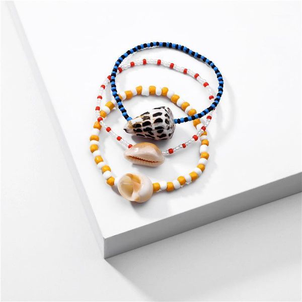 3 pieces colorful beaded bracelet for summer-shell conch layering stackable bracelet set for women1, Golden;silver
3 pieces colorful beaded bracelet for summer-shell conch layering stackable bracelet set for women1, Golden;silver