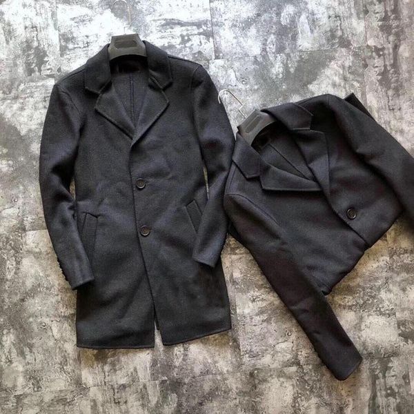 men's wool & blends autumn winter coats wholesale youth men's fashion warm double coat jacket undertakes to 82581, Black
men's wool & blends autumn winter coats wholesale youth men's fashion warm double coat jacket undertakes to 82581, Black