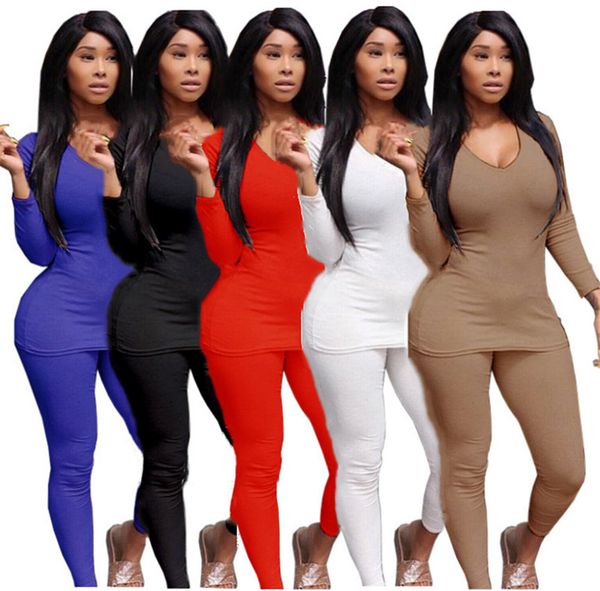 women fall winter sweatsuit solid color jogger suit casual 2 piece set v neck shirts+leggings long sleeve sportswear plus size 3992, White
women fall winter sweatsuit solid color jogger suit casual 2 piece set v neck shirts+leggings long sleeve sportswear plus size 3992, White