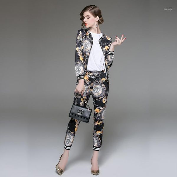 2018 autumn women fashion women two piece outfits print and feet pants suit two piece set and pants korean1, Gray
2018 autumn women fashion women two piece outfits print and feet pants suit two piece set and pants korean1, Gray