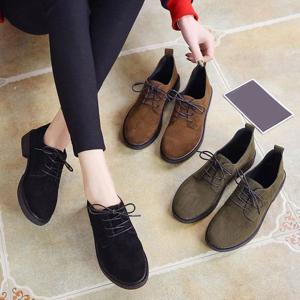 autumn retro low heel shoes woman lace up suede female platfrom comfortable elegant ladies fashion classic footwear, Black
autumn retro low heel shoes woman lace up suede female platfrom comfortable elegant ladies fashion classic footwear, Black