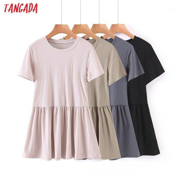 tangada women solid pleated cotton t shirt short sleeve 2020 korean fashion ladies casual tee shirt hy391, White
tangada women solid pleated cotton t shirt short sleeve 2020 korean fashion ladies casual tee shirt hy391, White