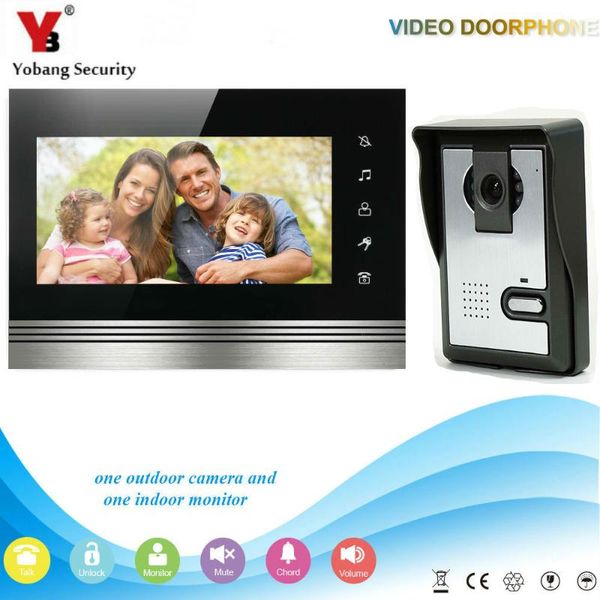 yobang security 7" lcd wired color video door phone doorbell for home office intercom monitor visual security camera bell system
yobang security 7" lcd wired color video door phone doorbell for home office intercom monitor visual security camera bell system
