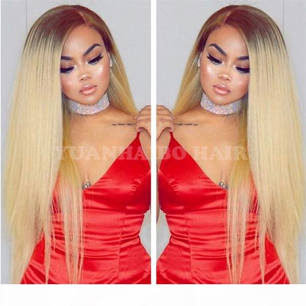 20inch silky straight two tone blonde hair mongolian ombre full lace wig ing, Black;brown
20inch silky straight two tone blonde hair mongolian ombre full lace wig ing, Black;brown