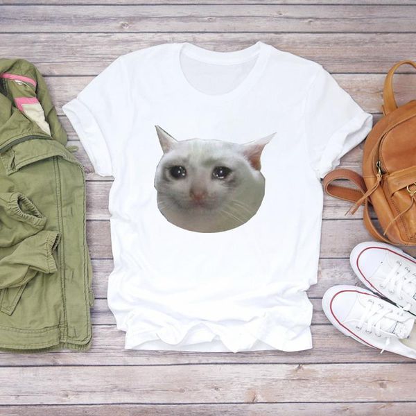 женщины cat cute face с коротким рукавом забавная мода одежда летняя рубашка футболки top t графические женские женские женские футболка, White
женщины cat cute face с коротким рукавом забавная мода одежда летняя рубашка футболки top t графические женские женские женские футболка, White