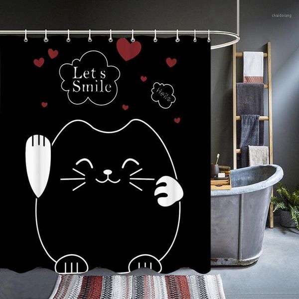 modern cat funny cute pattern shower curtains waterproof bathroom bath curtains 3d print with hooks personality washable cloth1
modern cat funny cute pattern shower curtains waterproof bathroom bath curtains 3d print with hooks personality washable cloth1