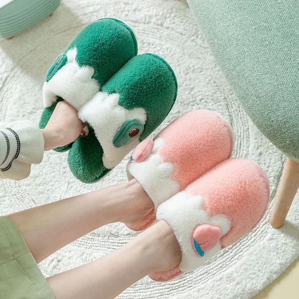 women house slippers cute fruit soft winter warm slippers ladies comfortable fur furry cotton calzado hombre #l82l, Black
women house slippers cute fruit soft winter warm slippers ladies comfortable fur furry cotton calzado hombre #l82l, Black