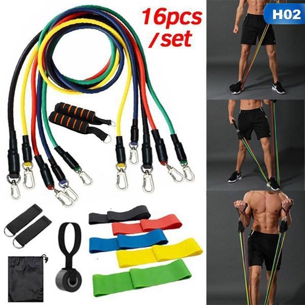 resistance bands 16pcs/set latex yoga pull rope expander fitness equipment elastic for exercise drop 1
resistance bands 16pcs/set latex yoga pull rope expander fitness equipment elastic for exercise drop 1