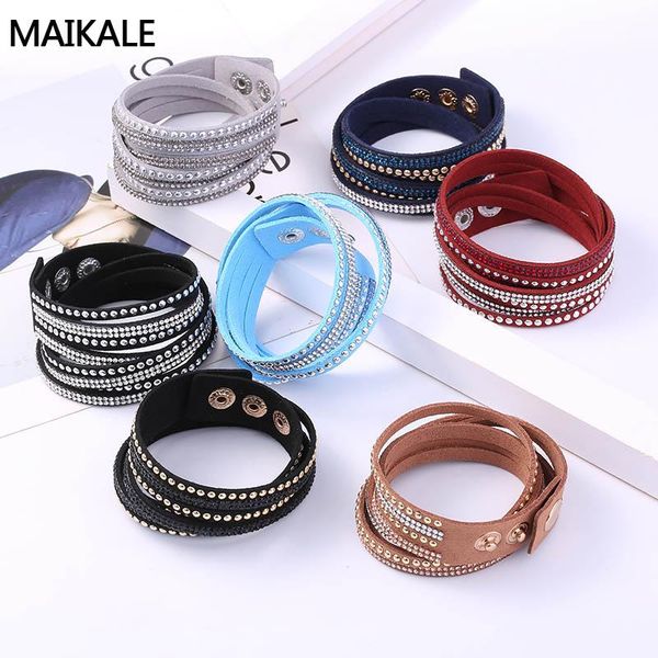 charm bracelets maikale long two laps bracelet drilling multi-layer woven jewelry retro accessories wild for women to gift, Golden;silver
charm bracelets maikale long two laps bracelet drilling multi-layer woven jewelry retro accessories wild for women to gift, Golden;silver