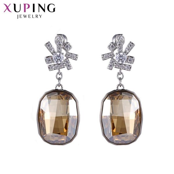 xuping jewelry fashion drop earrings with big round shape colorful crystals for women 93748, Silver
xuping jewelry fashion drop earrings with big round shape colorful crystals for women 93748, Silver