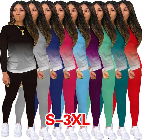 женская gradient двухкусочный outfit с длинным рукавом футболки пуловеры рубашки топы и брюки гетры колготки плюс размер спортивные повседне, White
женская gradient двухкусочный outfit с длинным рукавом футболки пуловеры рубашки топы и брюки гетры колготки плюс размер спортивные повседне, White