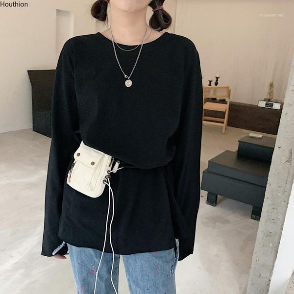 women's t-shirt houthion women fashion temperament casual spring and autumn loose slim all-match solid color round neck long sleeve1, White
women's t-shirt houthion women fashion temperament casual spring and autumn loose slim all-match solid color round neck long sleeve1, White