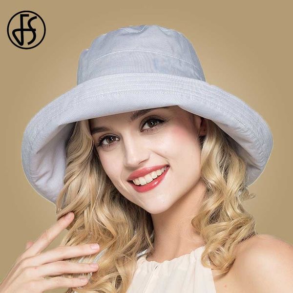 fs summer womens cotton wide brim sun hats foldable casual viseira feminina fashion sun visor caps bucket hat chapeu feminino 201013, Blue;gray
fs summer womens cotton wide brim sun hats foldable casual viseira feminina fashion sun visor caps bucket hat chapeu feminino 201013, Blue;gray