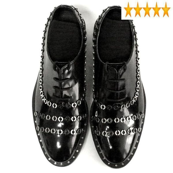 dress shoes handmade business genuine leather men england style metal designer round toe lace up sapato social masculino1, Black
dress shoes handmade business genuine leather men england style metal designer round toe lace up sapato social masculino1, Black