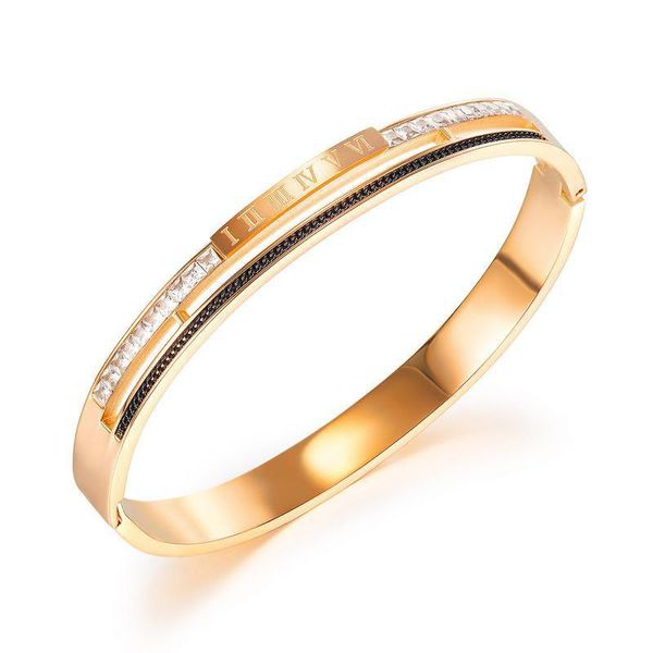 bangle stainless steel carving roman numerals fashion bracelets & bangles fine jewelry wedding couple for women, Black
bangle stainless steel carving roman numerals fashion bracelets & bangles fine jewelry wedding couple for women, Black