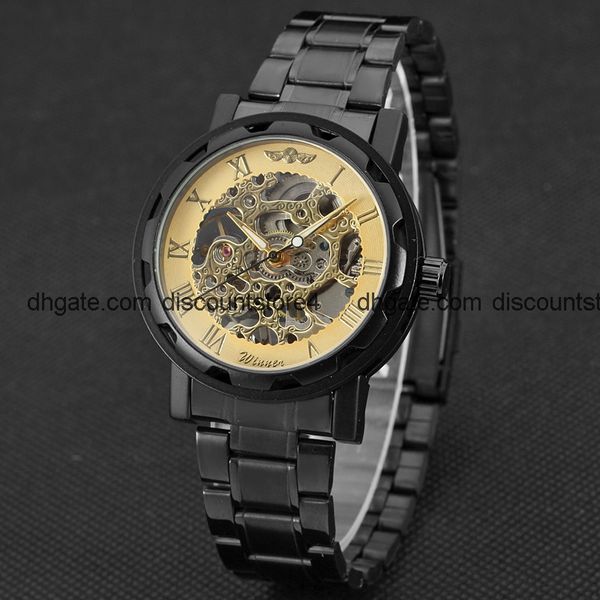 watch winner steel band hollow watch manual mechanical watch business watch, Slivery;brown
watch winner steel band hollow watch manual mechanical watch business watch, Slivery;brown