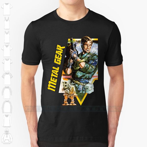 metal gear настраиваемый дизайн печать для мужчин new cool tee t рубашка большого размера 6xl видеоигры пиксельной pixel спорт с капюшоном h