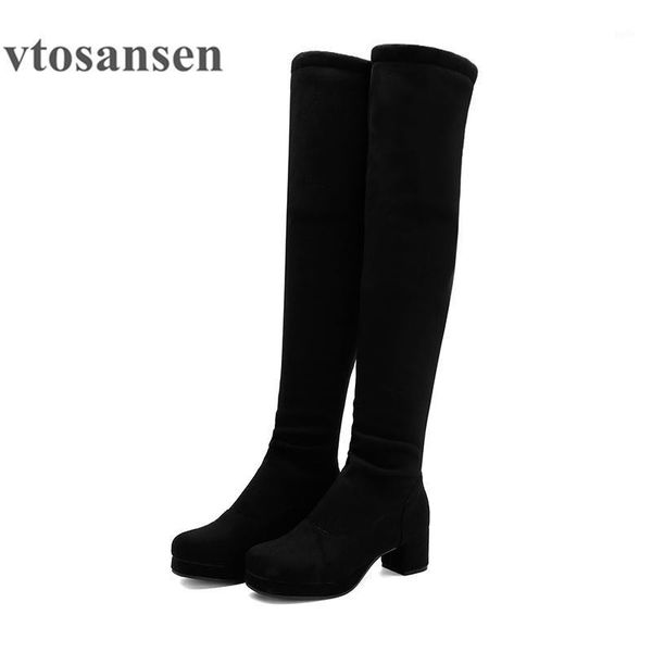 new sho black thigh high boots for plus size women faux suede slim over the knee boots winter thick heel stretch fabric
new sho black thigh high boots for plus size women faux suede slim over the knee boots winter thick heel stretch fabric