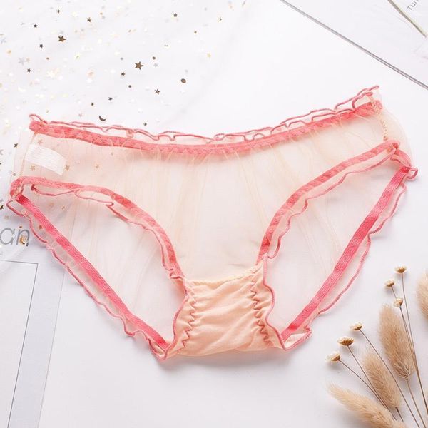 summer new low waist briefs transparent mesh yarn ladies underwear elastic comfortable underwear1, Black;pink
summer new low waist briefs transparent mesh yarn ladies underwear elastic comfortable underwear1, Black;pink
