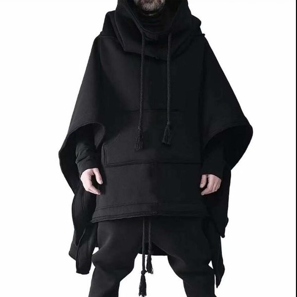 2020 hoodies big size mantle men's clothes woolen cardigan long male personality jacket sleeveless bat shirt shawl tz53, Black
2020 hoodies big size mantle men's clothes woolen cardigan long male personality jacket sleeveless bat shirt shawl tz53, Black