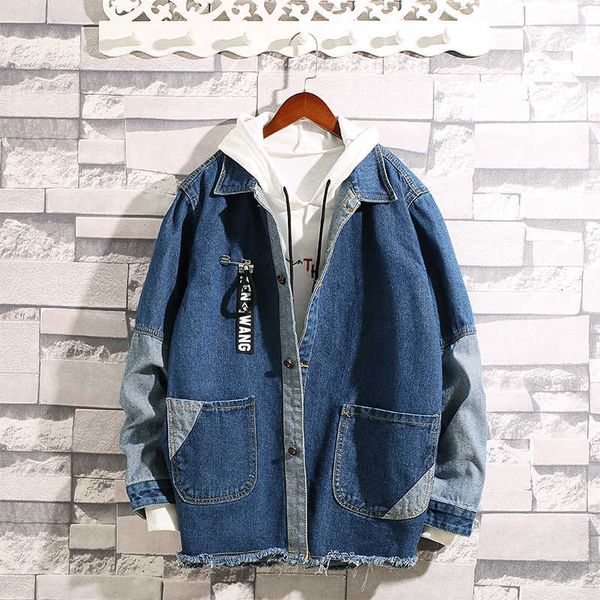 spring retro denim jacket men's fashion washed casual denim jackets mens streetwear loose hip hop bomber jacket men m-3xl, Black;brown
spring retro denim jacket men's fashion washed casual denim jackets mens streetwear loose hip hop bomber jacket men m-3xl, Black;brown
