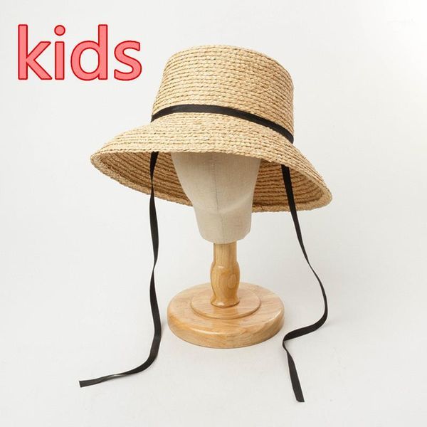 wide brim hats 202108-hh6015 summer handmade raffia grass holiday black long ribbon kids sun cap children leisure hat1, Blue;gray
wide brim hats 202108-hh6015 summer handmade raffia grass holiday black long ribbon kids sun cap children leisure hat1, Blue;gray