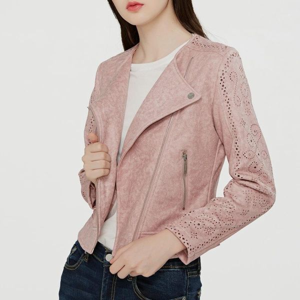 2020 new fashion women soft suede faux leather jackets ladies long autumn winter sleeve coat o-neck hollow out indie folk coats1, Black
2020 new fashion women soft suede faux leather jackets ladies long autumn winter sleeve coat o-neck hollow out indie folk coats1, Black