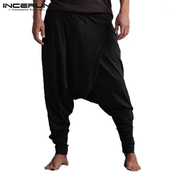 incerun men's harem pants joggers drop crotch elastic waist hip-hop women men yoga-pants baggy casual trousers men hombre s-5xl1, Black
incerun men's harem pants joggers drop crotch elastic waist hip-hop women men yoga-pants baggy casual trousers men hombre s-5xl1, Black