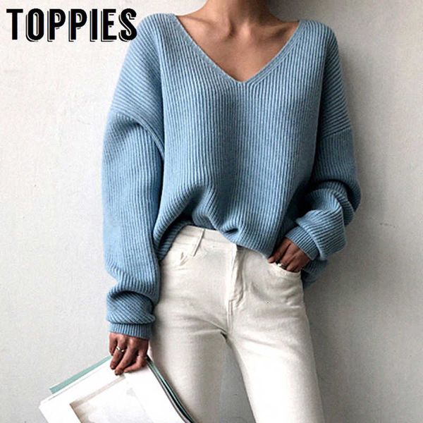 2021 winter ovreiszed sweater women v neck black white sweater irregular hen knitted y190830, White;black
2021 winter ovreiszed sweater women v neck black white sweater irregular hen knitted y190830, White;black