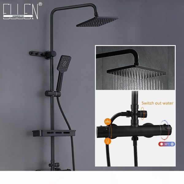 bath shower faucets thermostatic with sliding bar cold water shower sets wall tap mix black rainfall shower el3906 jlliwj ffshop2001
bath shower faucets thermostatic with sliding bar cold water shower sets wall tap mix black rainfall shower el3906 jlliwj ffshop2001