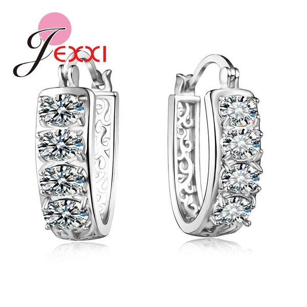 hoop & huggie 100% 925 sterling silver cz earrings for women jewelry classic princess shiny cubic zircon ear piercing, Golden;silver
hoop & huggie 100% 925 sterling silver cz earrings for women jewelry classic princess shiny cubic zircon ear piercing, Golden;silver