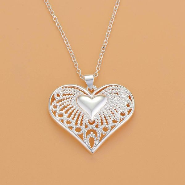 silver for women heart pendant necklace jewelry silver jewelry fashion cute wedding party valentine's day gift h sqcnwt
silver for women heart pendant necklace jewelry silver jewelry fashion cute wedding party valentine's day gift h sqcnwt