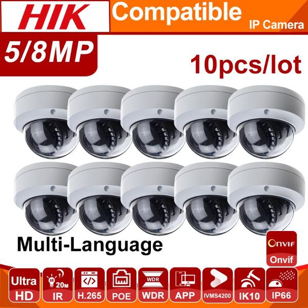cameras hikvision compatible dome whole sale built-in mic 5mp 8mp ik10 ip67 security camera ir 30m onvif plug&play with nvr
cameras hikvision compatible dome whole sale built-in mic 5mp 8mp ik10 ip67 security camera ir 30m onvif plug&play with nvr