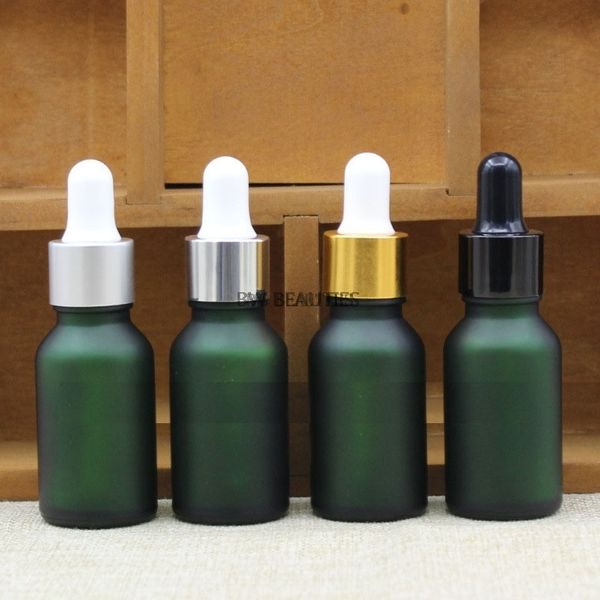 100pcs/lot 15ml 50ml empty green frosted glass bottle with black gold silver ring white rubber dropper cap,essential oil
100pcs/lot 15ml 50ml empty green frosted glass bottle with black gold silver ring white rubber dropper cap,essential oil
