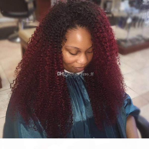 fashion two tone1b 99j ombre full lace wig glueless lace front human hair wigs brazilian kinky curly ombre lace wigs, Black;brown
fashion two tone1b 99j ombre full lace wig glueless lace front human hair wigs brazilian kinky curly ombre lace wigs, Black;brown