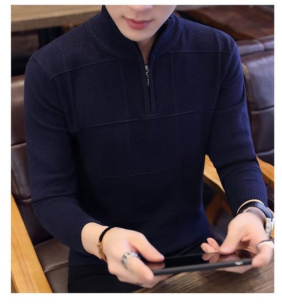 men's sweaters arrival autumn winter warm cashmere wool zipper pullover man casual knitwear plus size -3xl, White;black
men's sweaters arrival autumn winter warm cashmere wool zipper pullover man casual knitwear plus size -3xl, White;black