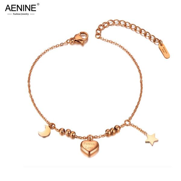 aenine romantic stainless steel love heart star moon charm bracelets for girls bohemia cz crystal chain link bracelet ab20045, Golden;silver
aenine romantic stainless steel love heart star moon charm bracelets for girls bohemia cz crystal chain link bracelet ab20045, Golden;silver