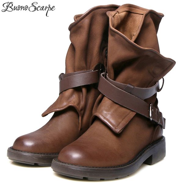 женщины натуральной кожи ретро ботильоны заклепки круглый toe урожай pleatedboots моды мотоцикл сапоги теплый плюшевые botas, Black
женщины натуральной кожи ретро ботильоны заклепки круглый toe урожай pleatedboots моды мотоцикл сапоги теплый плюшевые botas, Black