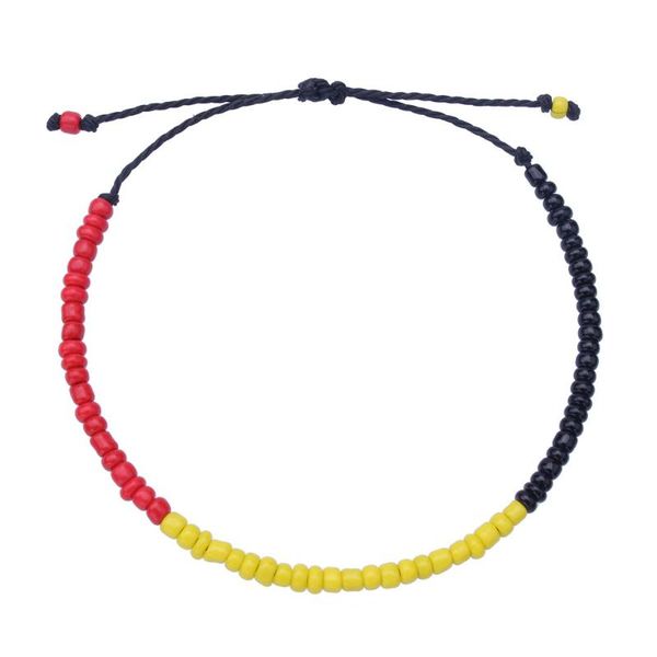 red yellow black glass seed bracelet waterproof waxed string braided minimalist bracelet for woman man pairs with all situation
red yellow black glass seed bracelet waterproof waxed string braided minimalist bracelet for woman man pairs with all situation