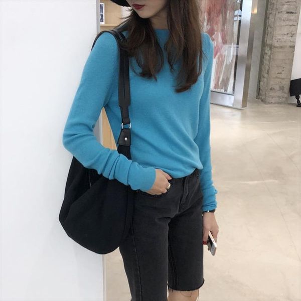 женщины пуловер свитер basic solid crew neck tops трикотажное wool blended свитера падения доставка хорошее качество, White;black
женщины пуловер свитер basic solid crew neck tops трикотажное wool blended свитера падения доставка хорошее качество, White;black