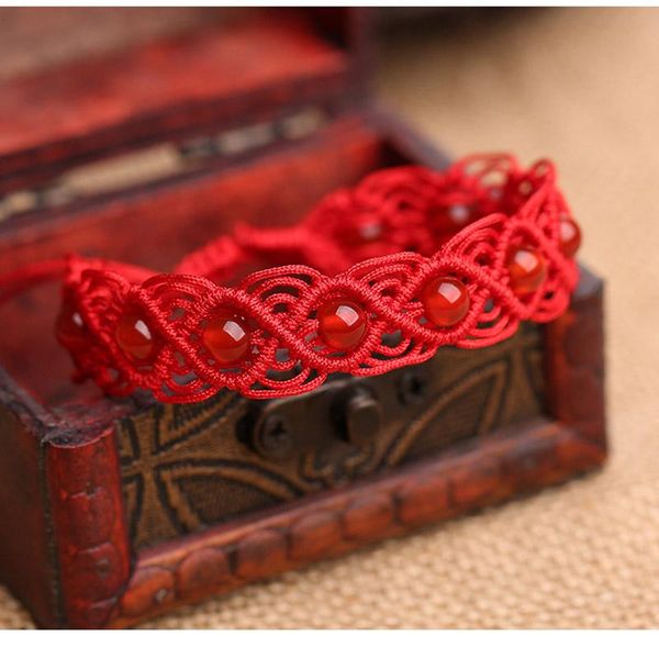 6mm hand-made chinese bracelet diy red agates beads bracelets natural stone beads bracelets for women gift adjustable length, Golden;silver
6mm hand-made chinese bracelet diy red agates beads bracelets natural stone beads bracelets for women gift adjustable length, Golden;silver