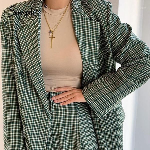 simplee elegant plaid two-pieces women blazer suit casual streetwear suits female blazer set chic office ladies women coat suit1, White
simplee elegant plaid two-pieces women blazer suit casual streetwear suits female blazer set chic office ladies women coat suit1, White