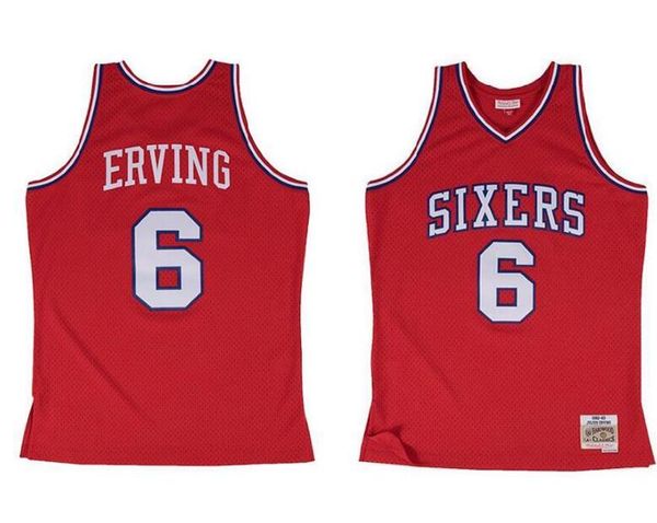 Men's basketball Philadelphia 76ers 6 JuliusErving Mitchell & Ness red 1982-83 Hardwoods Classics Authentic Jersey, Black;red
Men's basketball Philadelphia 76ers 6 JuliusErving Mitchell & Ness red 1982-83 Hardwoods Classics Authentic Jersey, Black;red