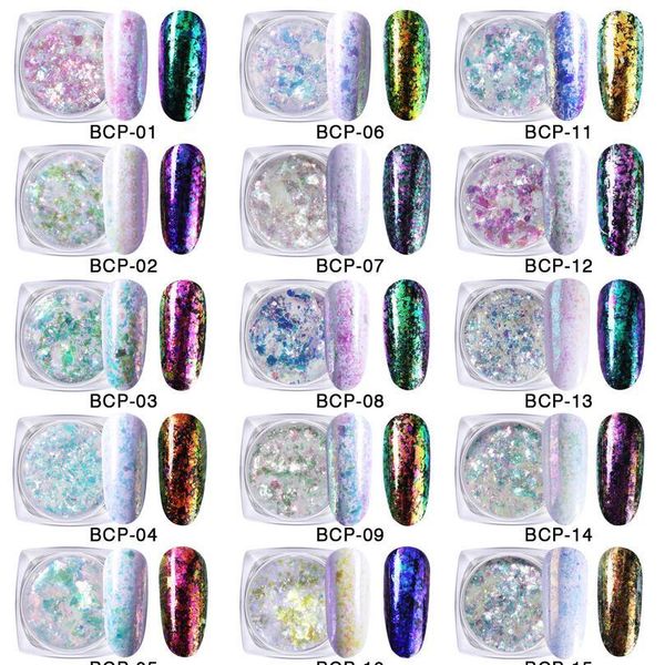 holographic chameleon 3d diy flakes sequins nail glitter powder dust mirror chrome pigment nail art dec jllnac, Silver;gold
holographic chameleon 3d diy flakes sequins nail glitter powder dust mirror chrome pigment nail art dec jllnac, Silver;gold