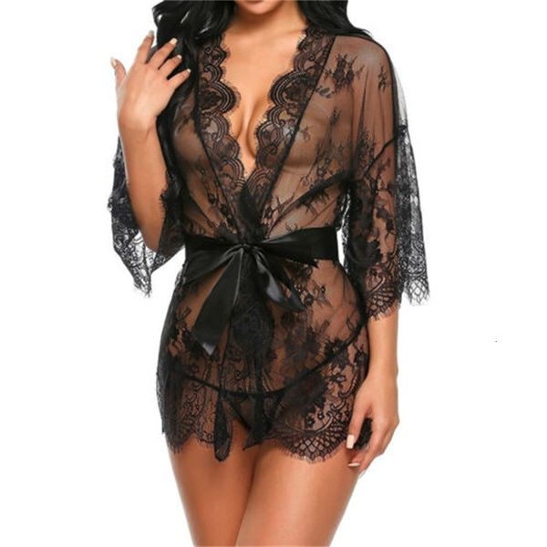 new women lingerie lace night exotic sets sleepwear nightgown solid color, Black;white
new women lingerie lace night exotic sets sleepwear nightgown solid color, Black;white