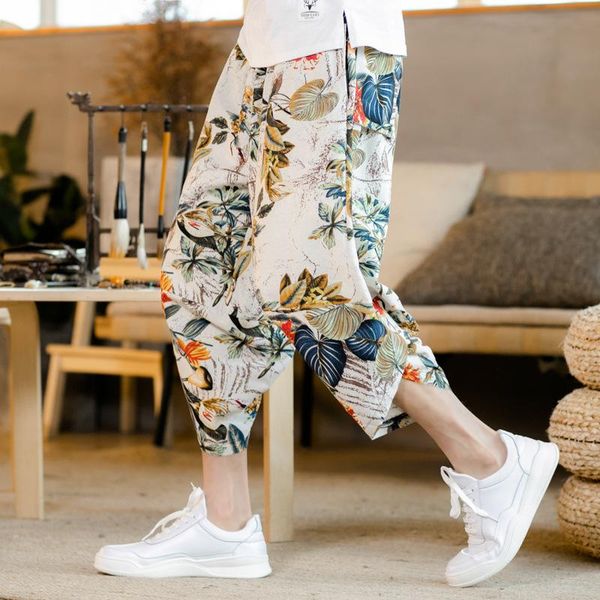 men's pants 2021 summer chinese style capris harlan wide leg loose large beach lantern, Black
men's pants 2021 summer chinese style capris harlan wide leg loose large beach lantern, Black