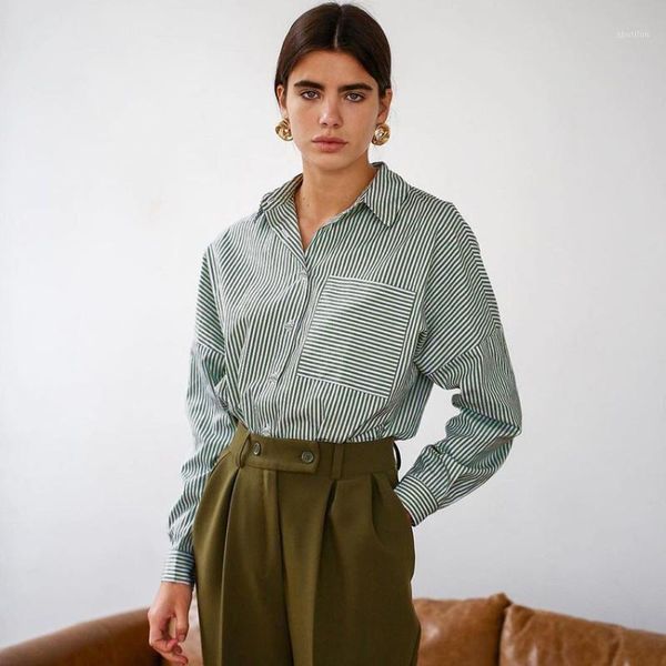 women's blouses & shirts women blouse 2021 elegant women's striped long sleeved shirt autumn and winter commuting casual loose bot, White
women's blouses & shirts women blouse 2021 elegant women's striped long sleeved shirt autumn and winter commuting casual loose bot, White