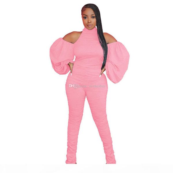 wholesale women one piece jumpsuits fashion off shoulder casual pleated split pants long sleeve backless ladies rompers clothing, White
wholesale women one piece jumpsuits fashion off shoulder casual pleated split pants long sleeve backless ladies rompers clothing, White