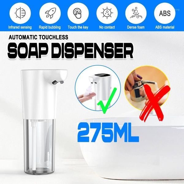 275ml intelligent automatic liquid soap dispenser ir sensor induction foaming hand for kitchen bathroom (without liquid)1
275ml intelligent automatic liquid soap dispenser ir sensor induction foaming hand for kitchen bathroom (without liquid)1