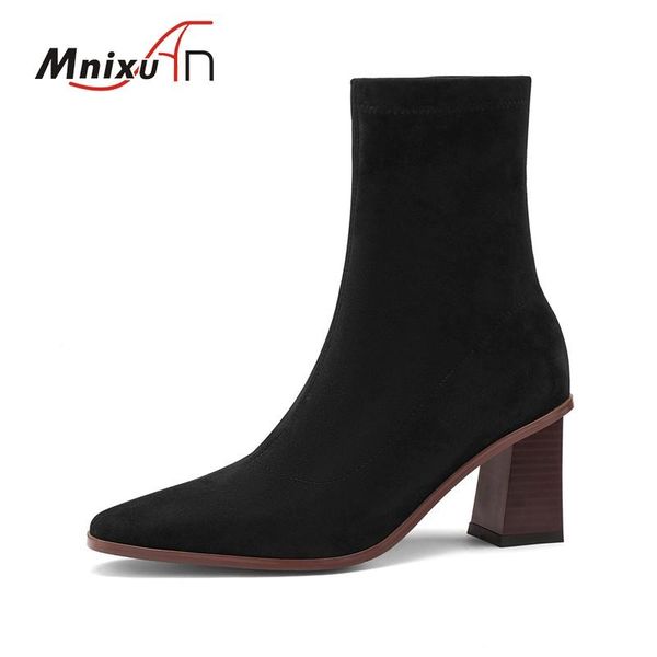 boots luxury suede designer women mid calf shoes 2021 autumn winter square toe block high heels slip on black booties
boots luxury suede designer women mid calf shoes 2021 autumn winter square toe block high heels slip on black booties